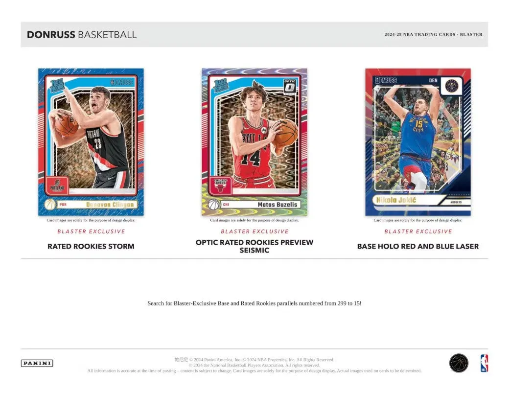 2024-25 Panini Donruss Basketball 6-Pack Blaster Pack