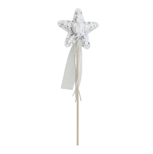 Alimrose Magic Wand Star | SEQUIN Silver