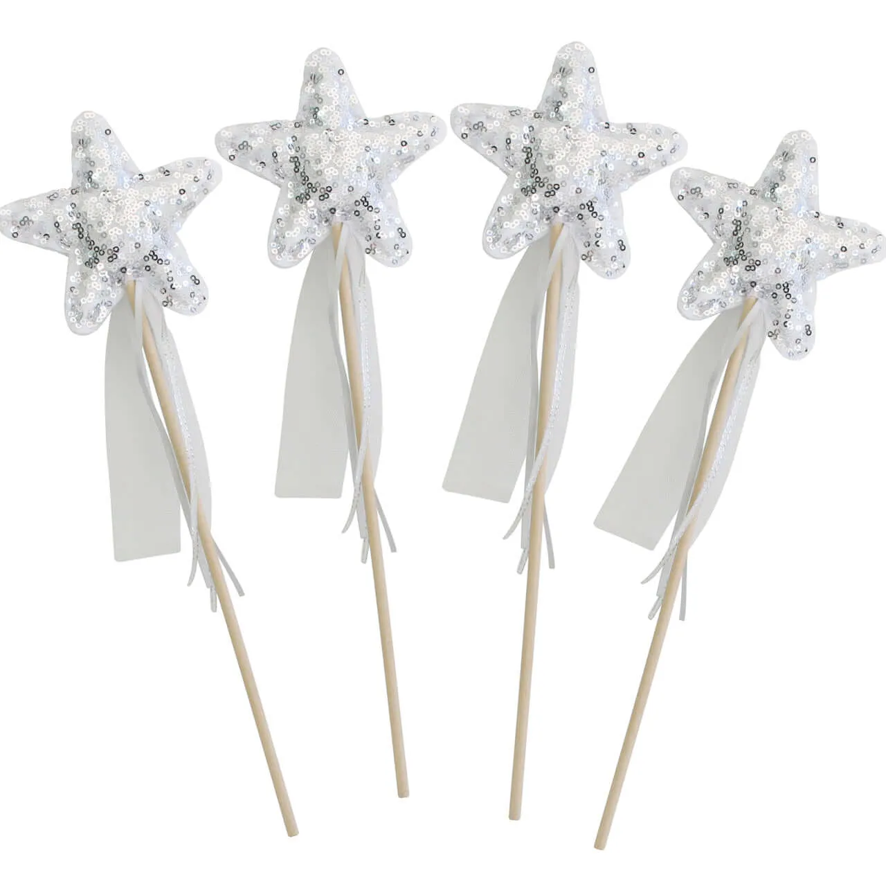 Alimrose Magic Wand Star | SEQUIN Silver