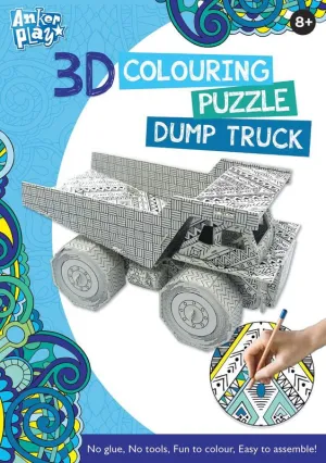 Anker Play 3D Colouring Puzzle Dump Truck