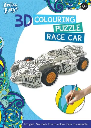 Anker Play 3D Colouring Puzzle Race Car