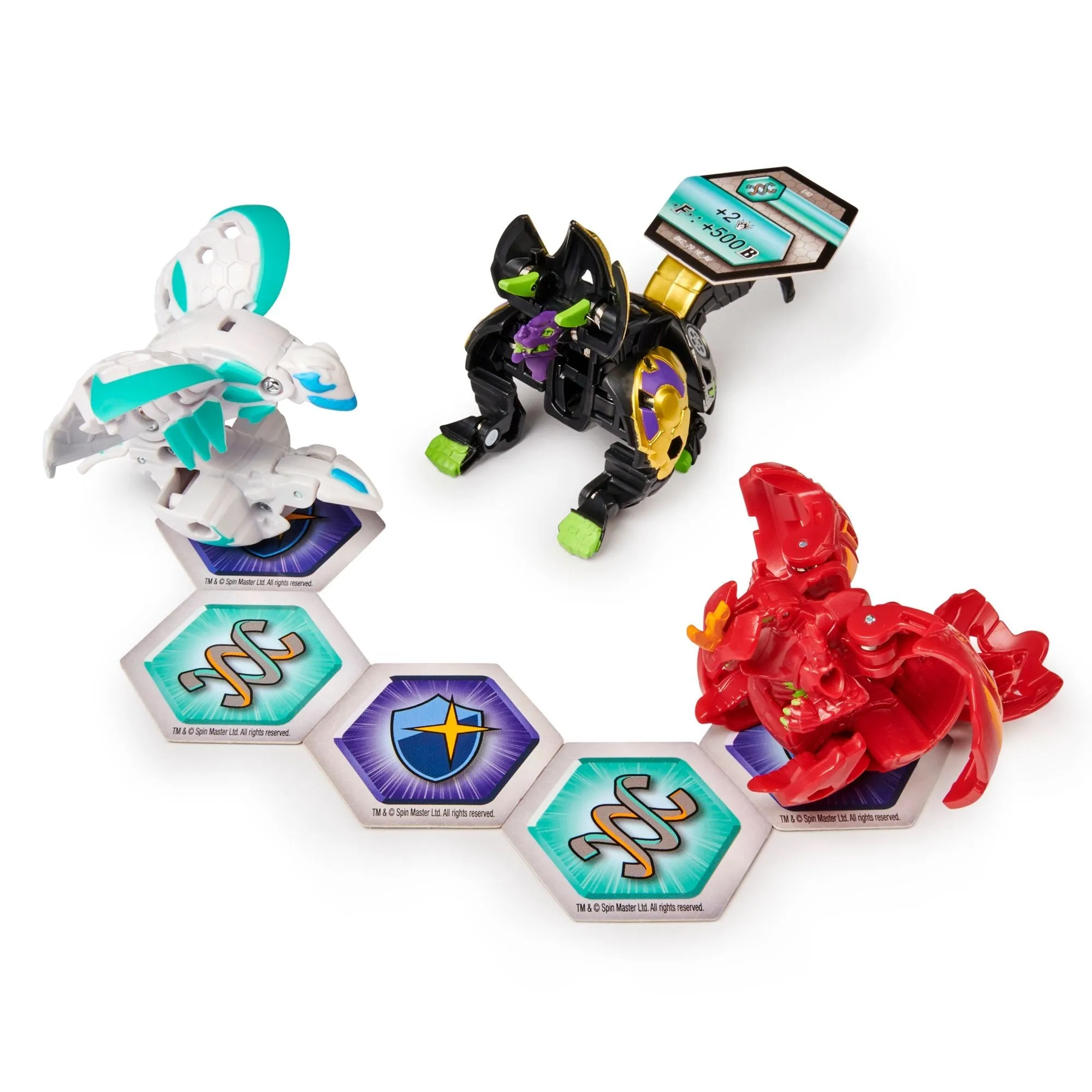 Bakugan Starter Pack Series 2.5 Hydorous X Trhyno/Barbetra/Auxillataur