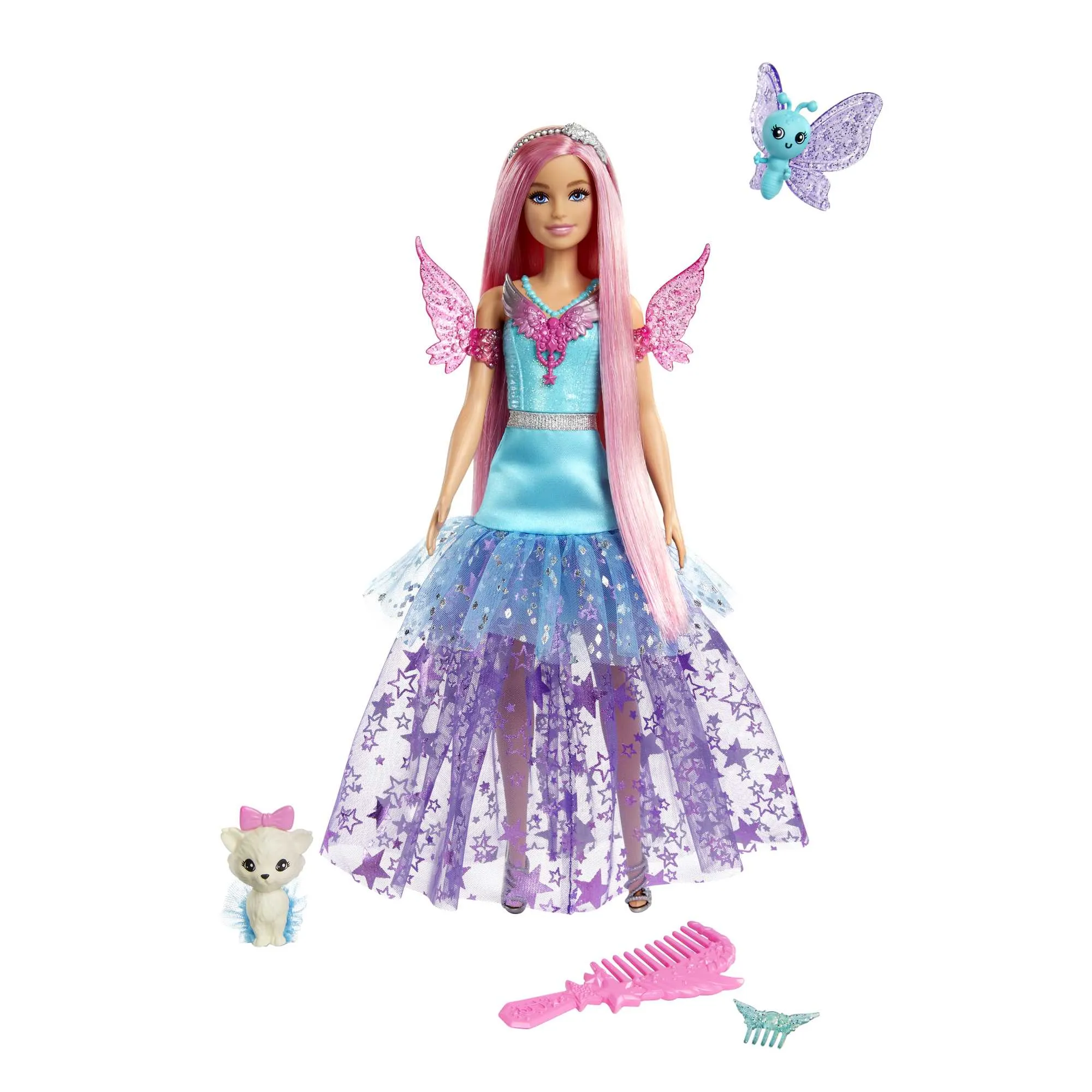 Barbie A Touch Of Magic Doll With 2 Pets - Malibu