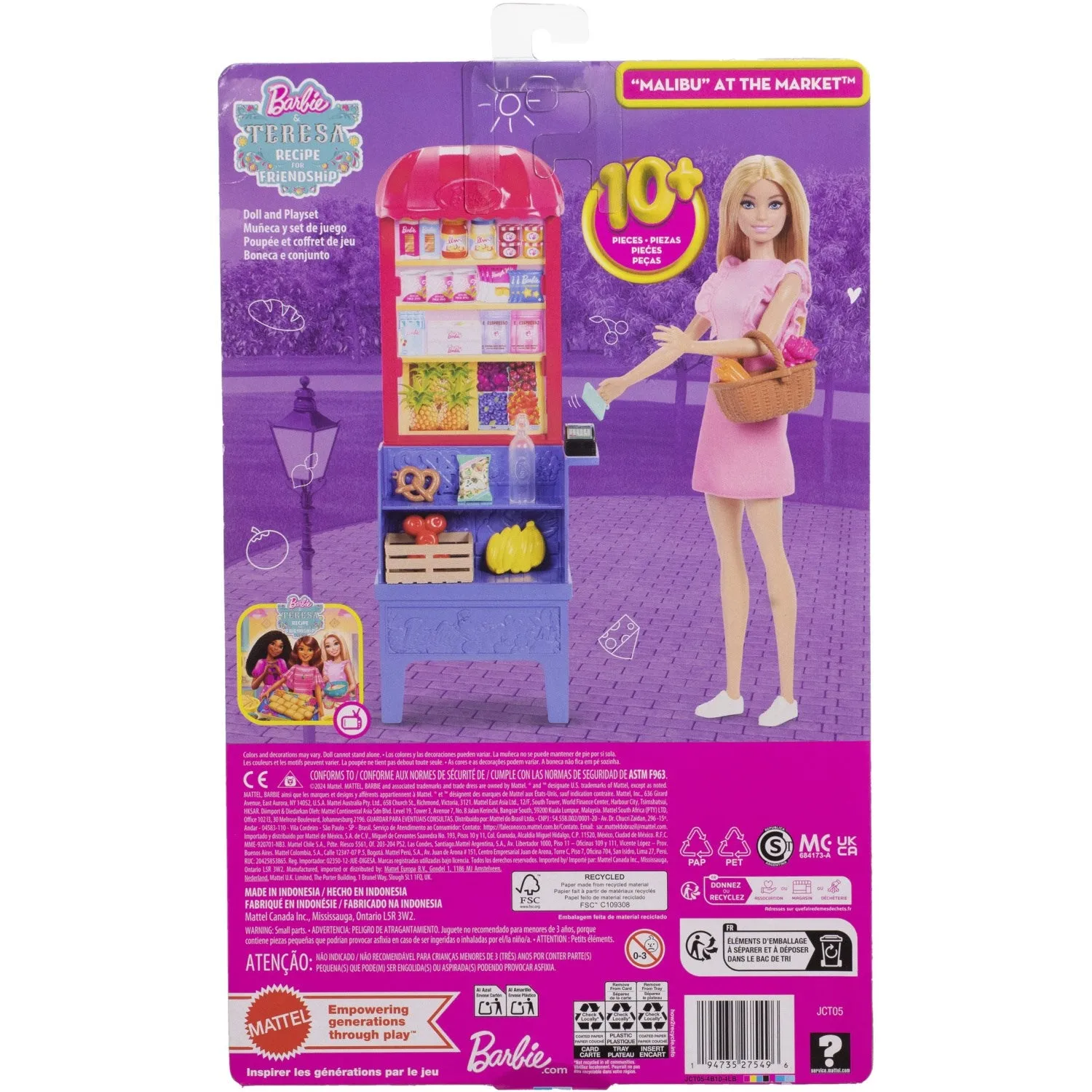 Barbie® Recipe For Friendship Malibu Shopping Set