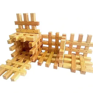 Bauspiel | Grids Natural | 2 Blocks