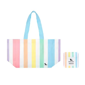 Beach Tote Bag Unicorn Waves