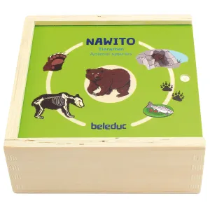 Beleduc Nawito Animal Kingdom Exploration Wooden Puzzle - 45 pc