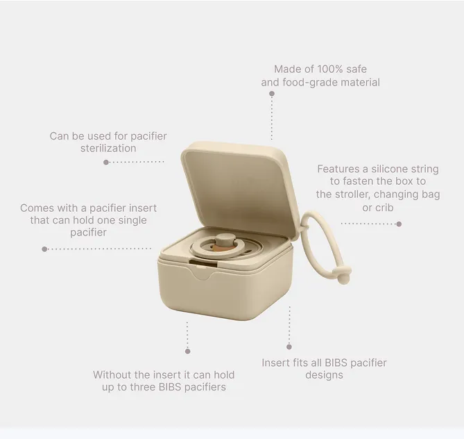BIBS Paci Box | Vanilla