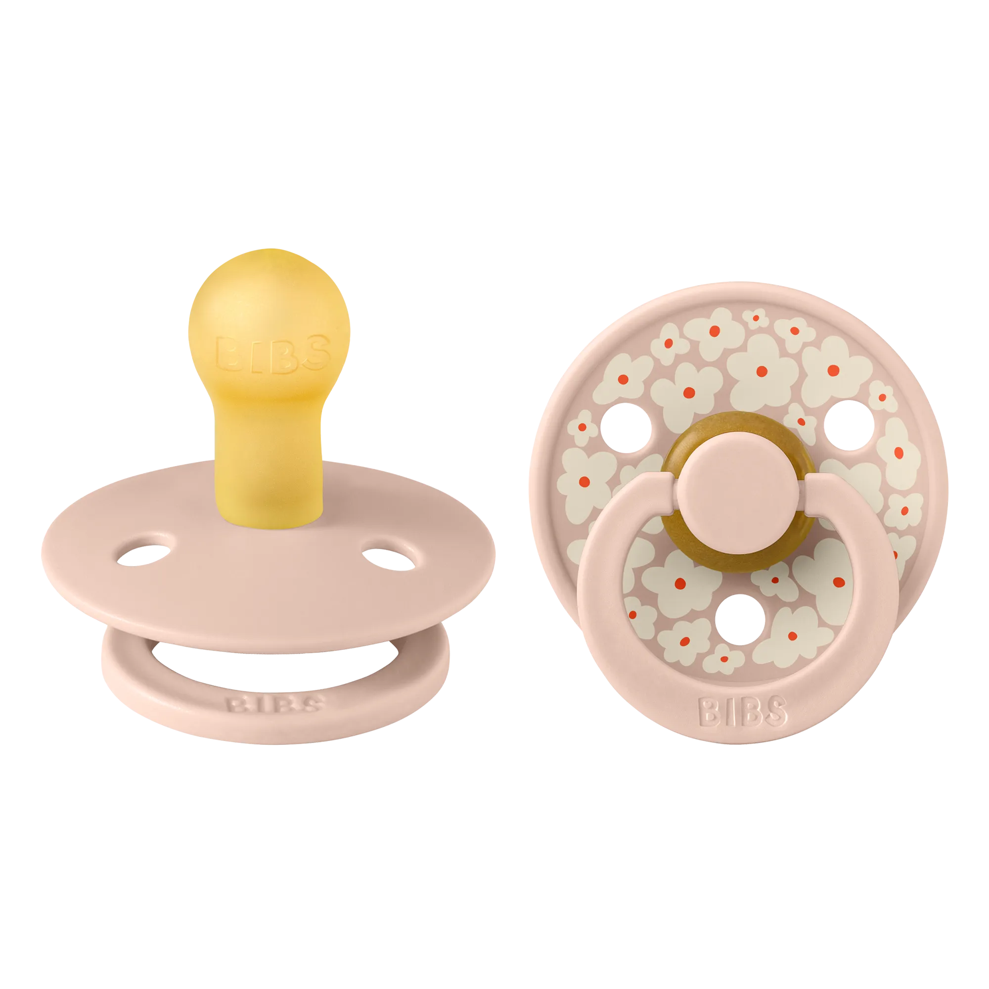 BIBS Pacifier Duo - Studio Colour | Jasmine Blush Mix