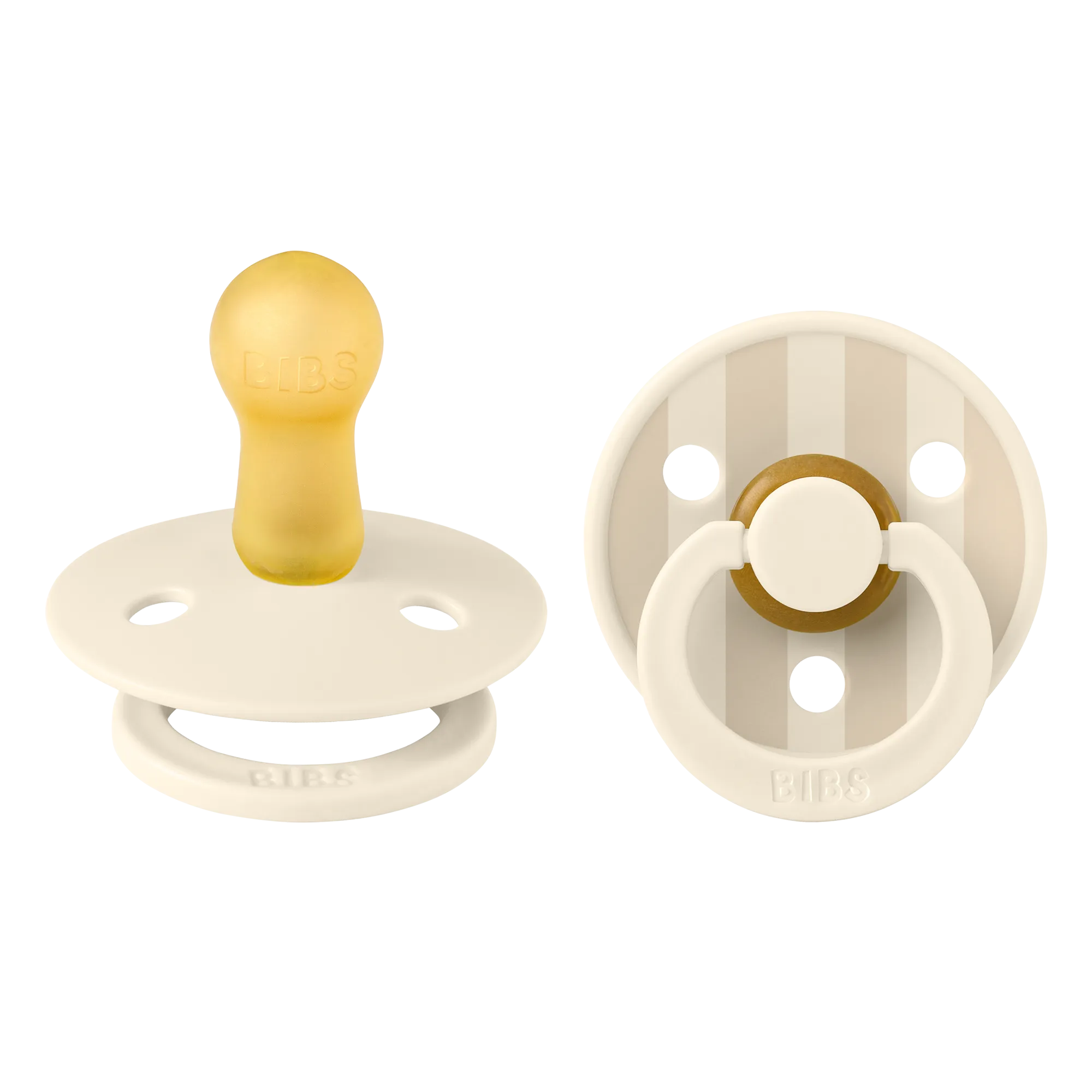 BIBS Pacifier Duo - Studio Colour | Pin Ivory Vanilla Mix