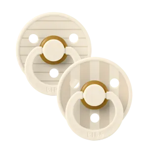 BIBS Pacifier Duo - Studio Colour | Pin Ivory Vanilla Mix
