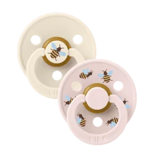BIBS Pacifier Duo - Urban Garden | Bumblebee Ivory Mix