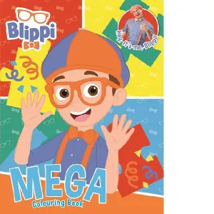 Blippi MEGA Colouring Book