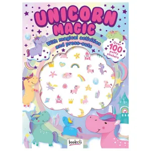 Bookoli Puffy Stickers Book Unicorn Magic