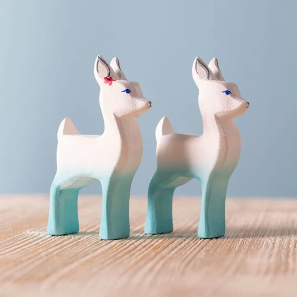 Bumbu Toys | Fawn Standing in White & Blue