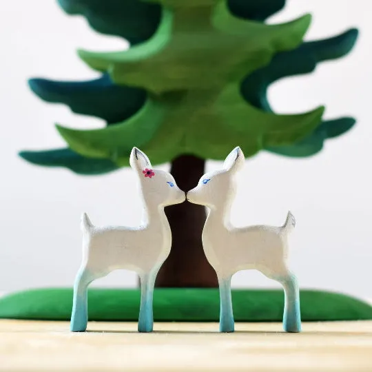 Bumbu Toys | Fawn Standing in White & Blue