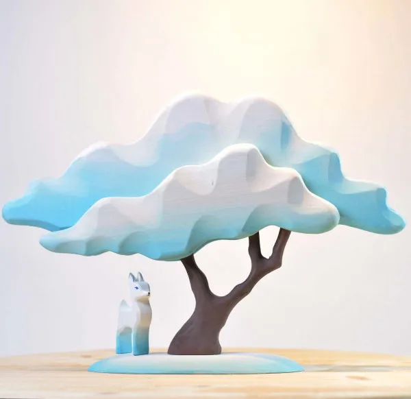Bumbu Toys | Fawn Standing in White & Blue