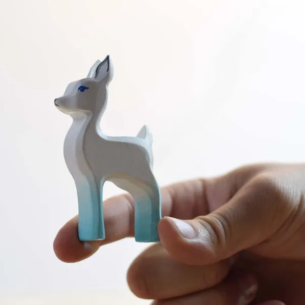 Bumbu Toys | Fawn Standing in White & Blue