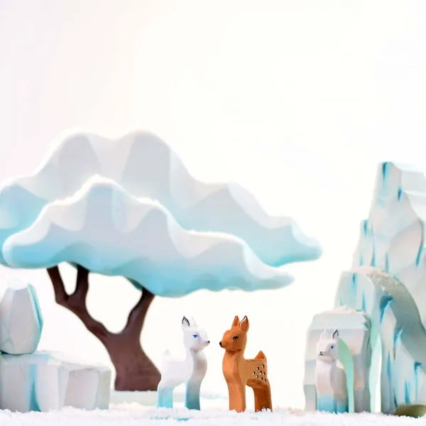 Bumbu Toys | Fawn Standing in White & Blue