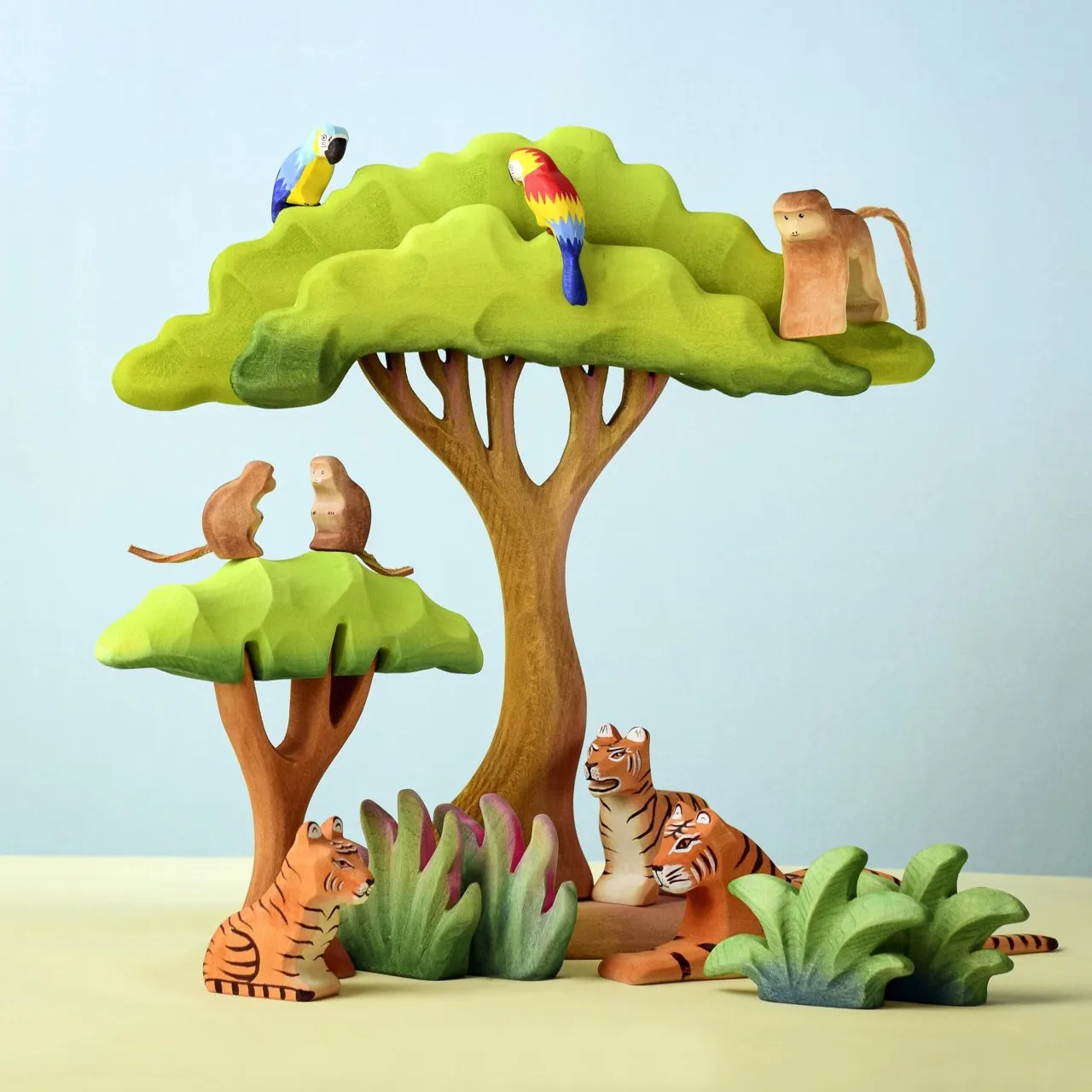 Bumbu Wooden Animal Jungle | Amazonian Parrot