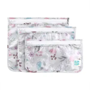 Bumkins Clear Travel Bags | Floral