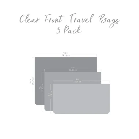 Bumkins Clear Travel Bags | Floral