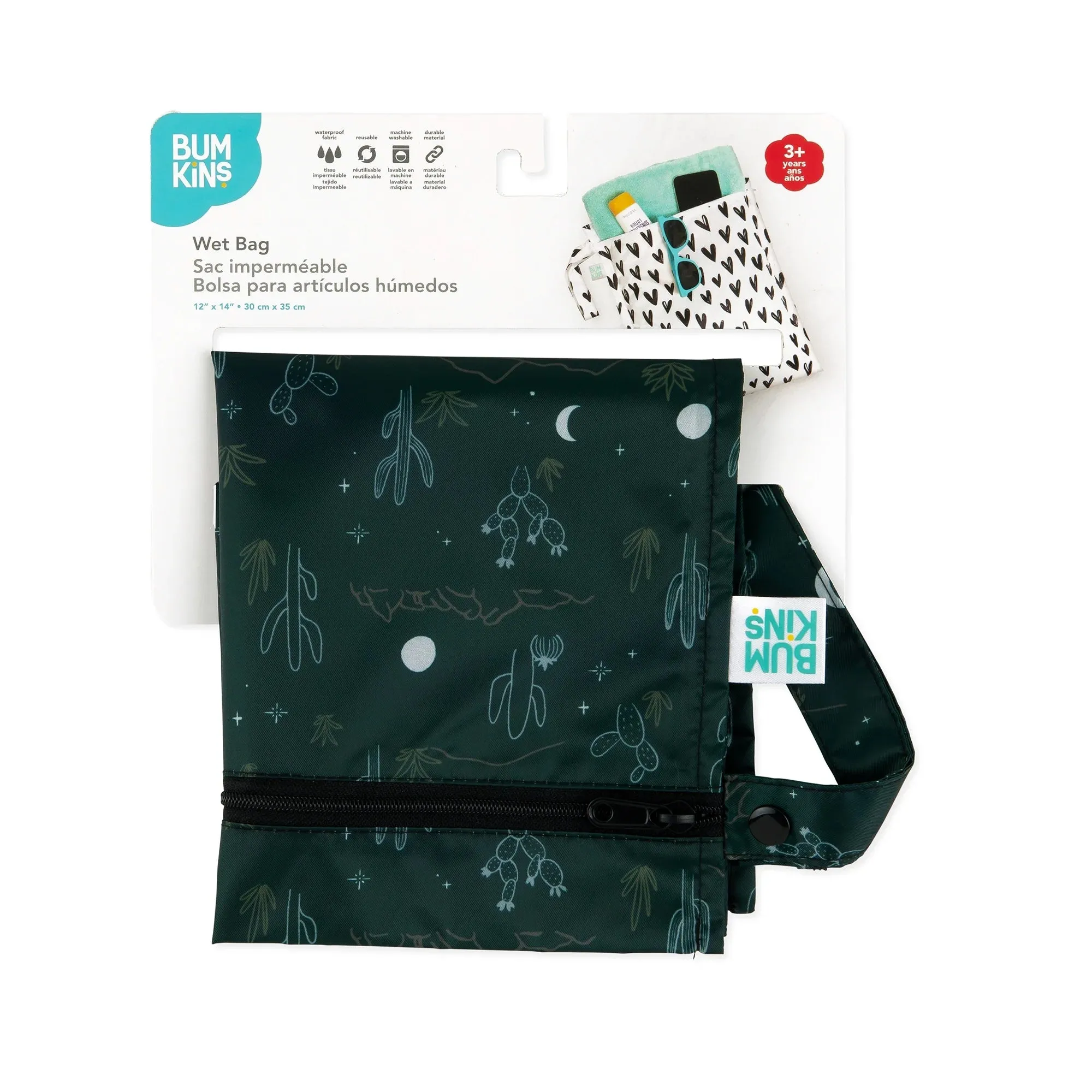 Bumkins Wet Bag | Starry Cactus