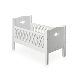 Cam Cam Copenhagen Doll's Bed Harlequin White