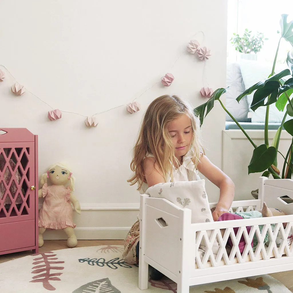 Cam Cam Copenhagen Doll's Bed Harlequin White