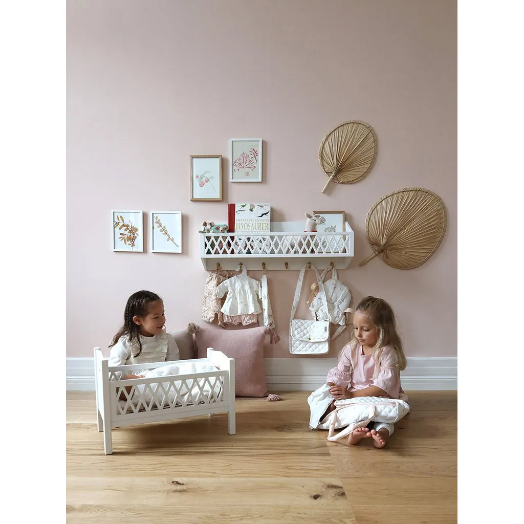 Cam Cam Copenhagen Doll's Bed Harlequin White