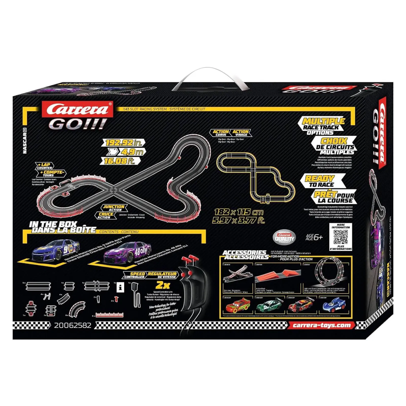 Carrera GO!!! NASCAR Talladega Competition Slot Car Set