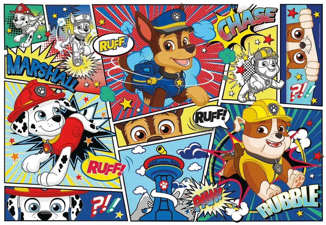 Clementoni 104 Piece SupeRColor Puzzle Nickelodeon PAW Patrol Comic Collage