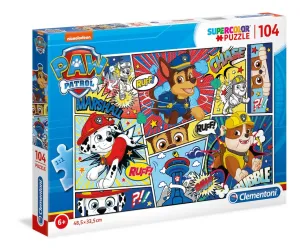Clementoni 104 Piece SupeRColor Puzzle Nickelodeon PAW Patrol Comic Collage