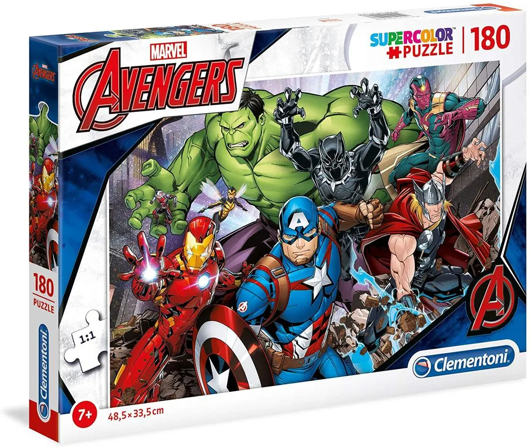 Clementoni 180 Piece SupeRColor Puzzle Marvel Avengers Featuring Antman And Wasp