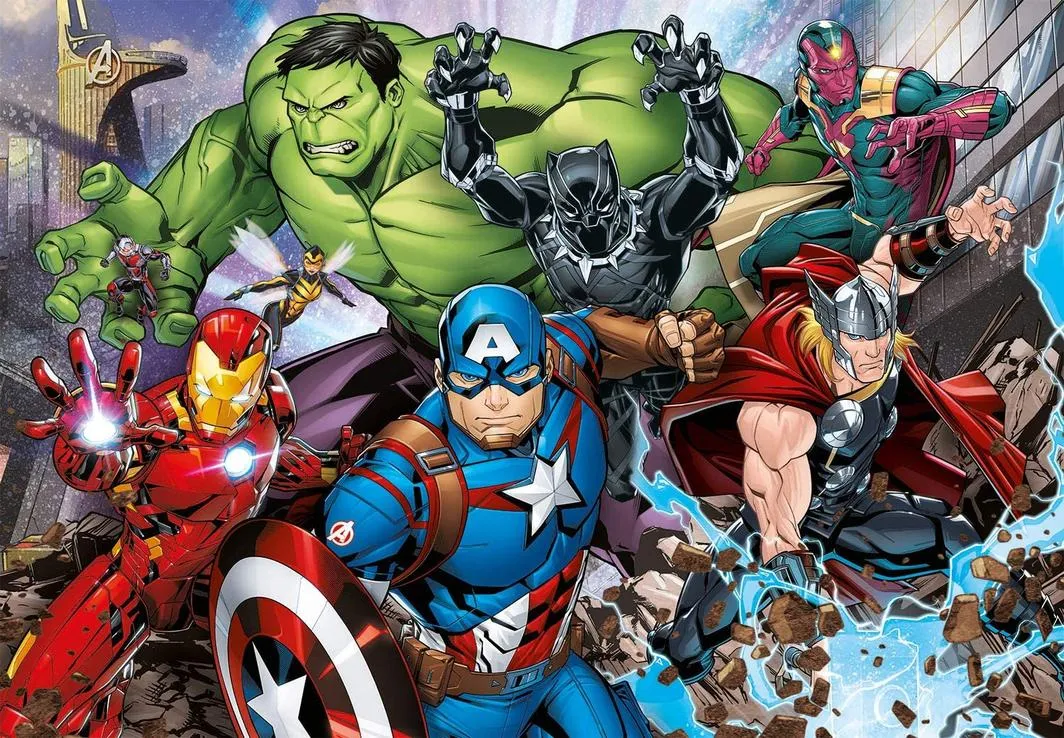 Clementoni 180 Piece SupeRColor Puzzle Marvel Avengers Featuring Antman And Wasp