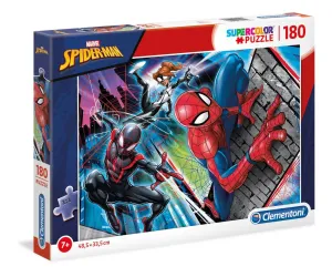 Clementoni 180 Piece SupeRColor Puzzle Marvel Spider-Man Brick Wall