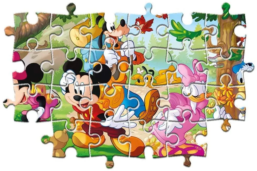 Clementoni 3X 48 Piece SupeRColor Puzzle Disney Mickey And Friends