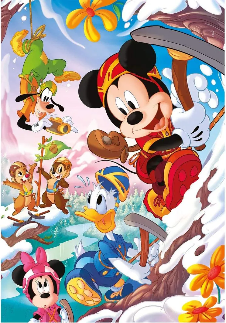 Clementoni 3X 48 Piece SupeRColor Puzzle Disney Mickey And Friends