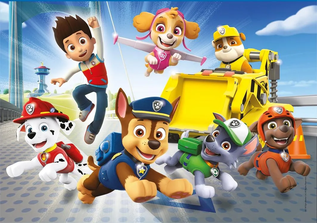 Clementoni 60 Piece SupeRColor Double-Face Puzzle Nickelodeon PAW Patrol Team