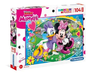 Clementoni Maxi Disney Junior Minnie Happy Helpers SupeRColor 104 Piece Puzzle