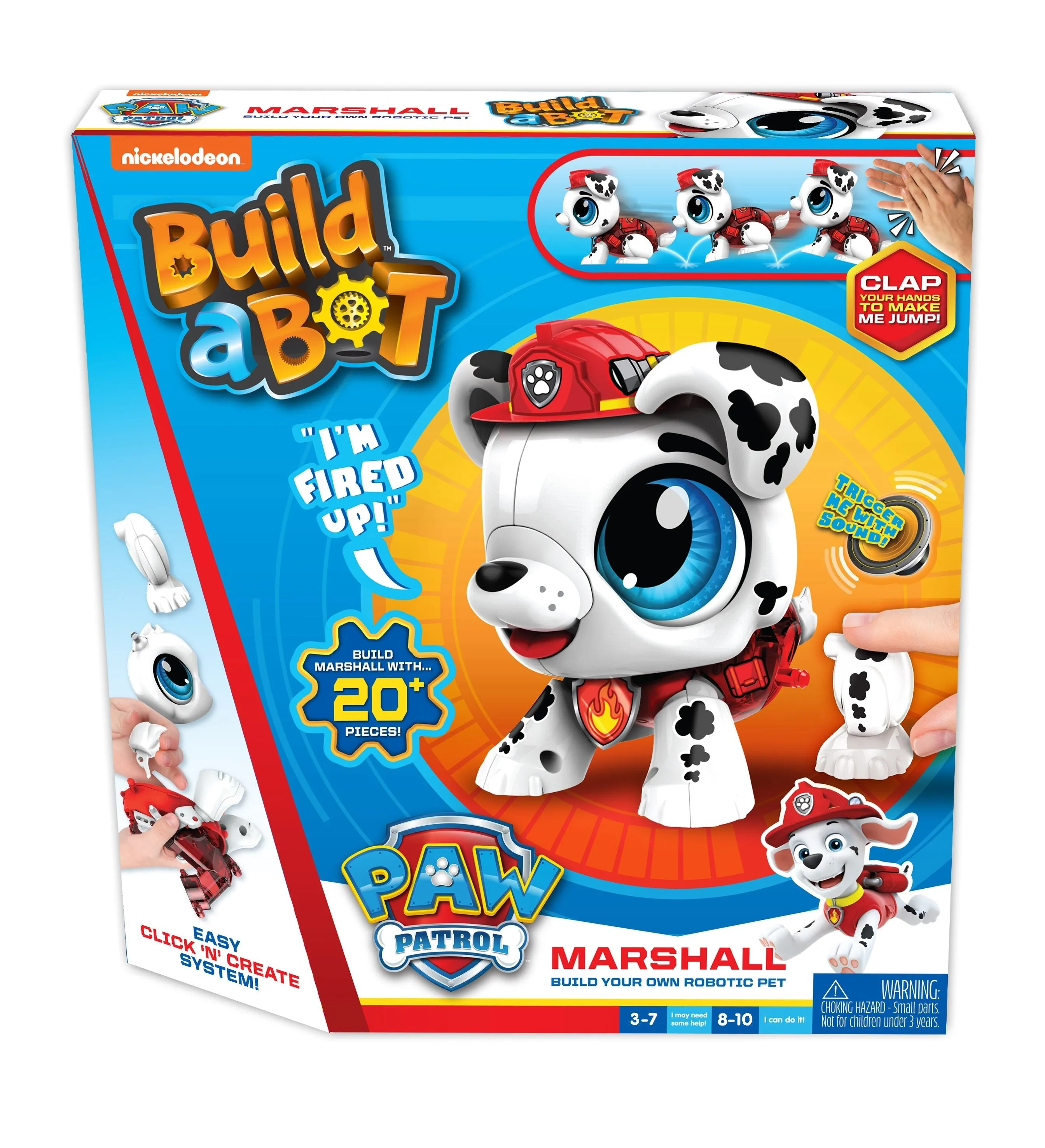 Colorific Build A Bot PAW Patrol Marshall