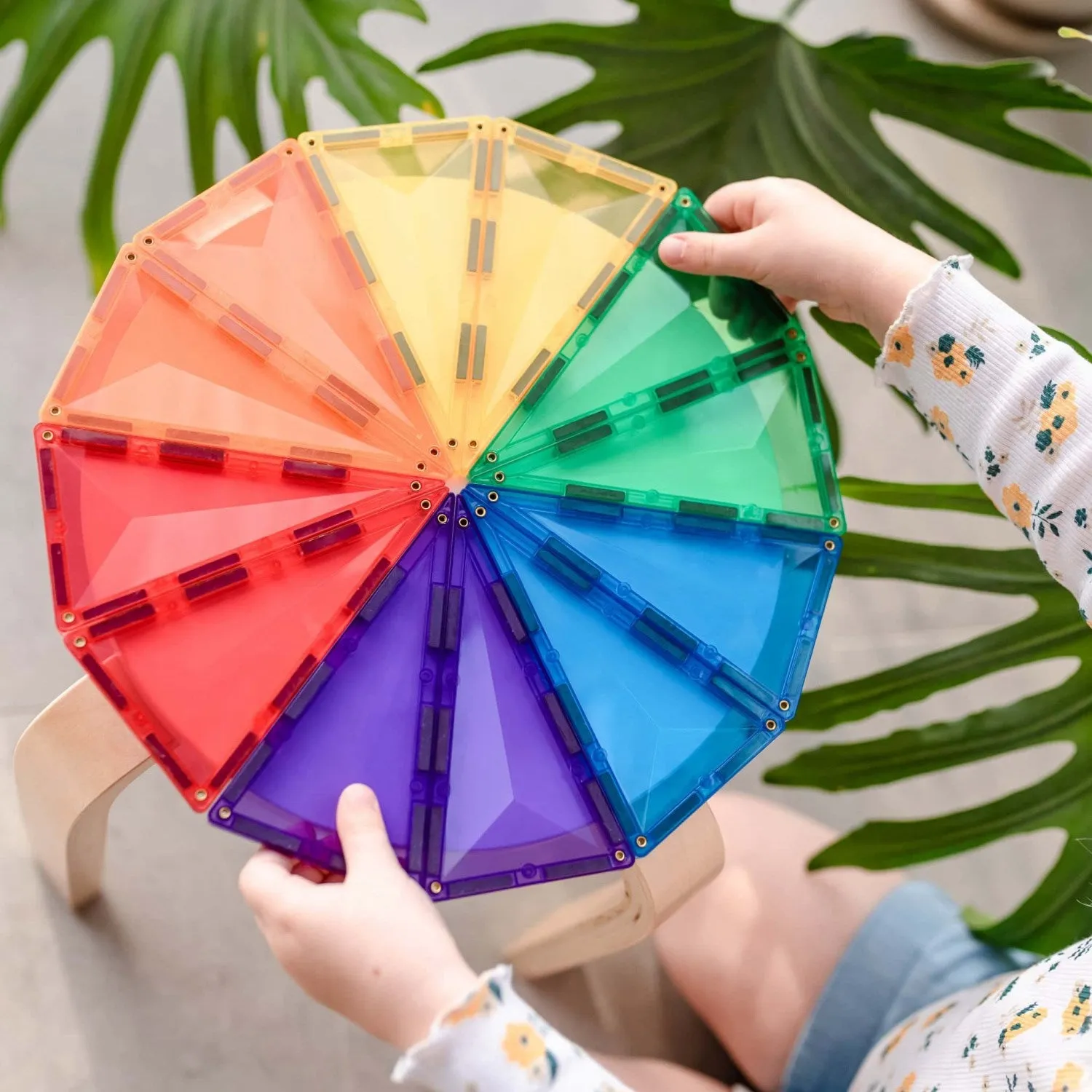 Connetix Rainbow Geometry Pack 30 Pieces