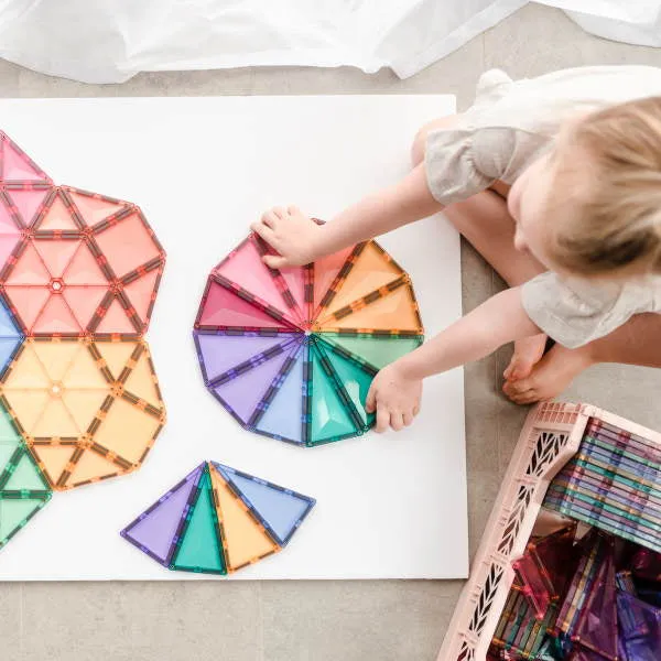 Connetix Tiles | 202 Piece Pastel Mega Pack