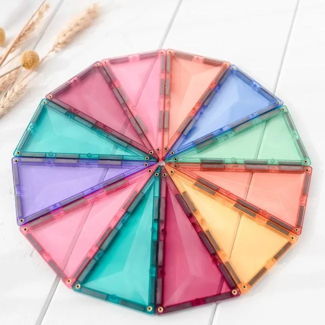 Connetix Tiles | 202 Piece Pastel Mega Pack