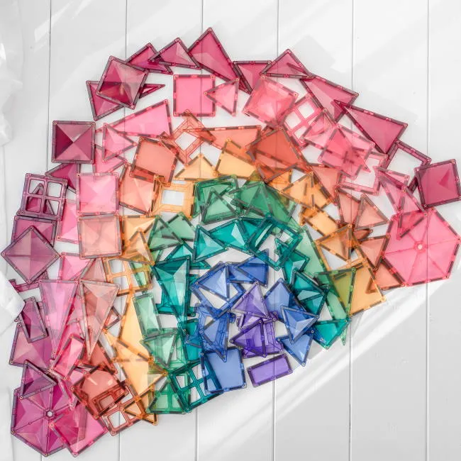 Connetix Tiles | 202 Piece Pastel Mega Pack