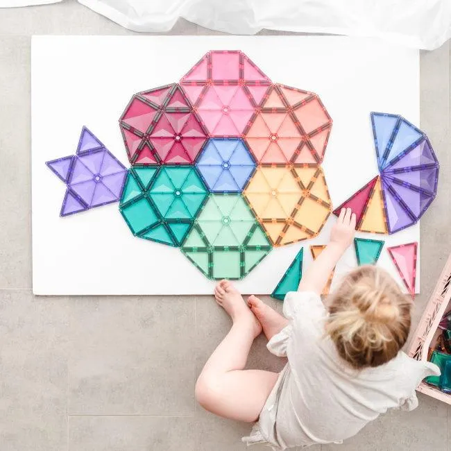 Connetix Tiles | 202 Piece Pastel Mega Pack