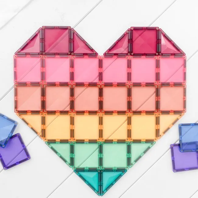 Connetix Tiles | 202 Piece Pastel Mega Pack
