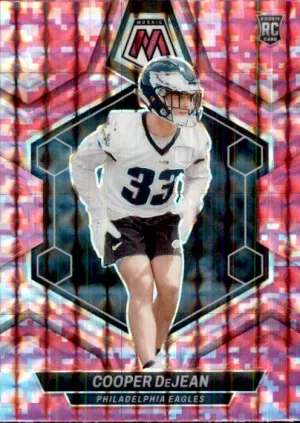 Cooper DeJean, RC, Pink Prizm, 2024 Panini Mosaic Football NFL