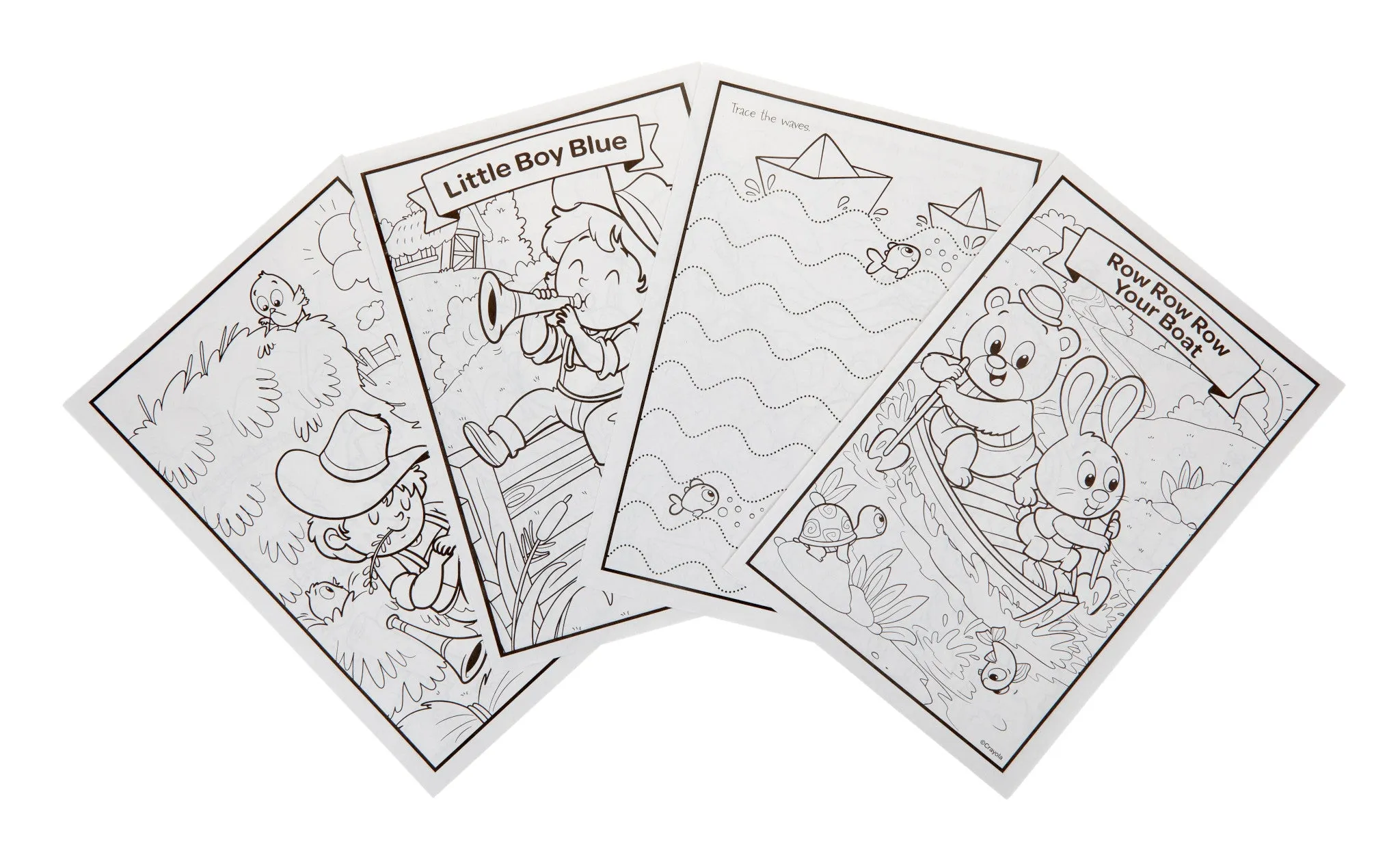 Crayola Nursery Rhymes Colouring Book 96 Pages