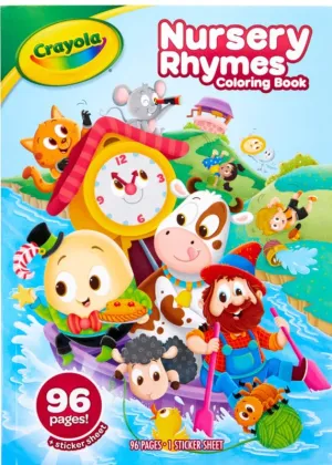 Crayola Nursery Rhymes Colouring Book 96 Pages